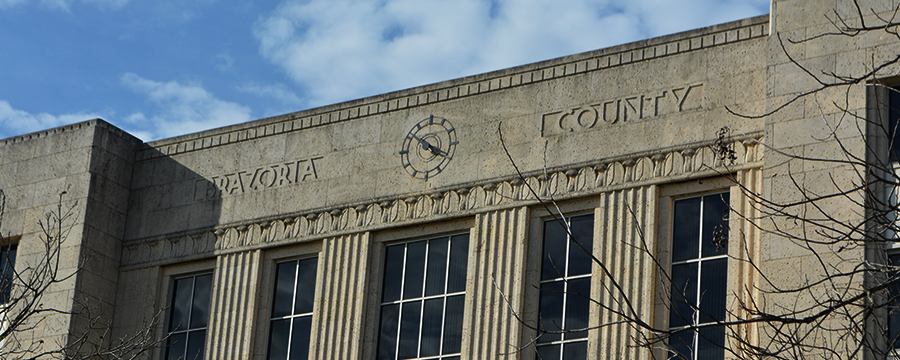 The Brazoria County Courthouse